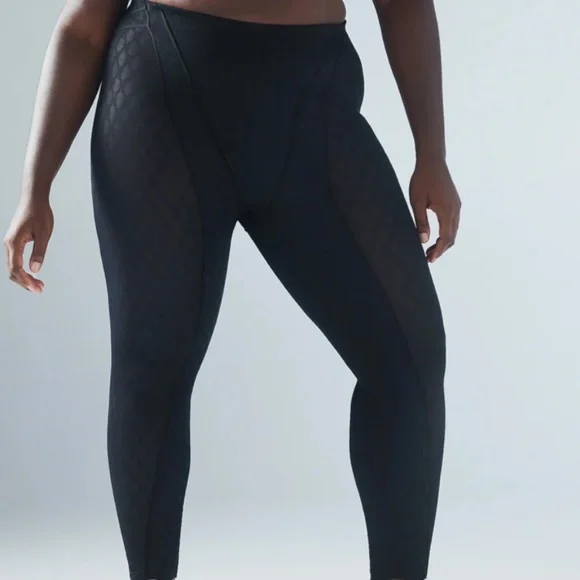 SAVAGE X FENTY Black Mesh Peak Performance High-Waist Mesh Legging. Size 1X NWT - Picture 4 of 4
